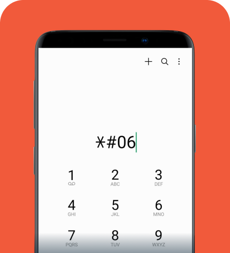 Android cell phone screen displaying the dialing interface.