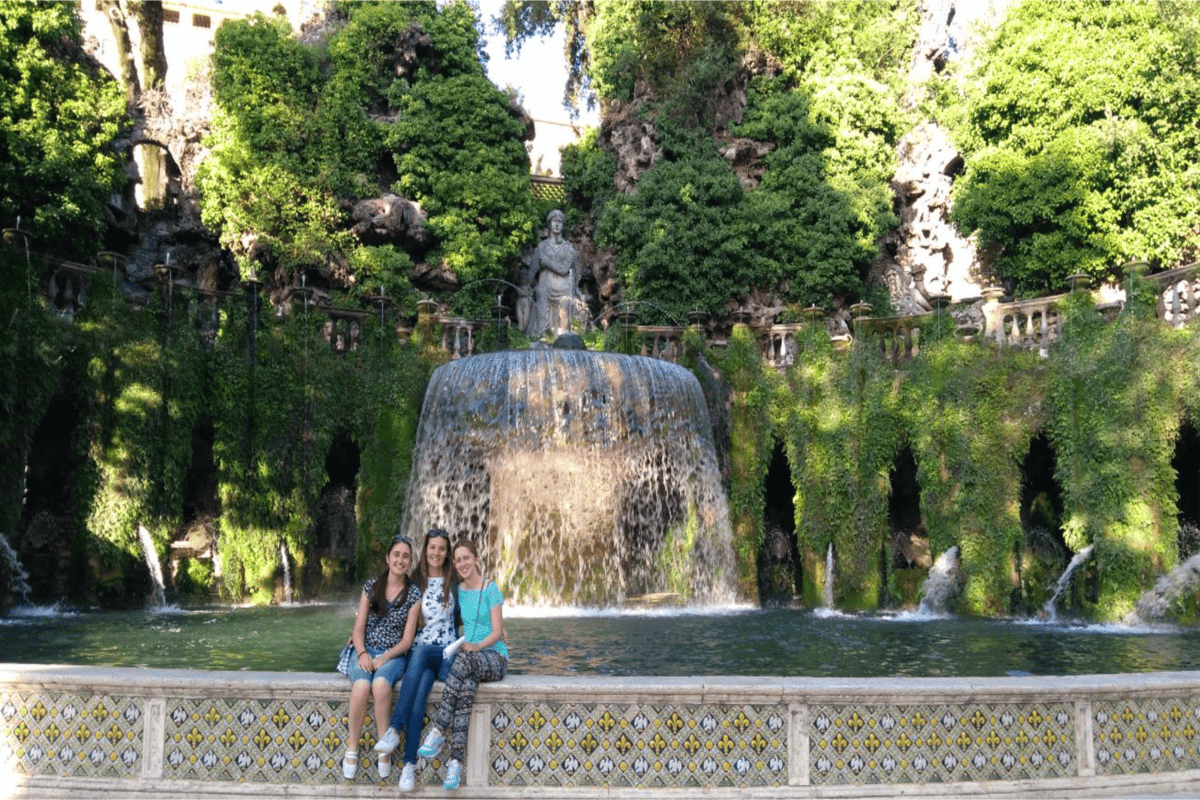 Villa d’Este gardens in Tivoli, Rome.